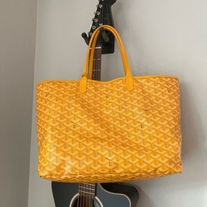 Goyard Yellow Tote Bag